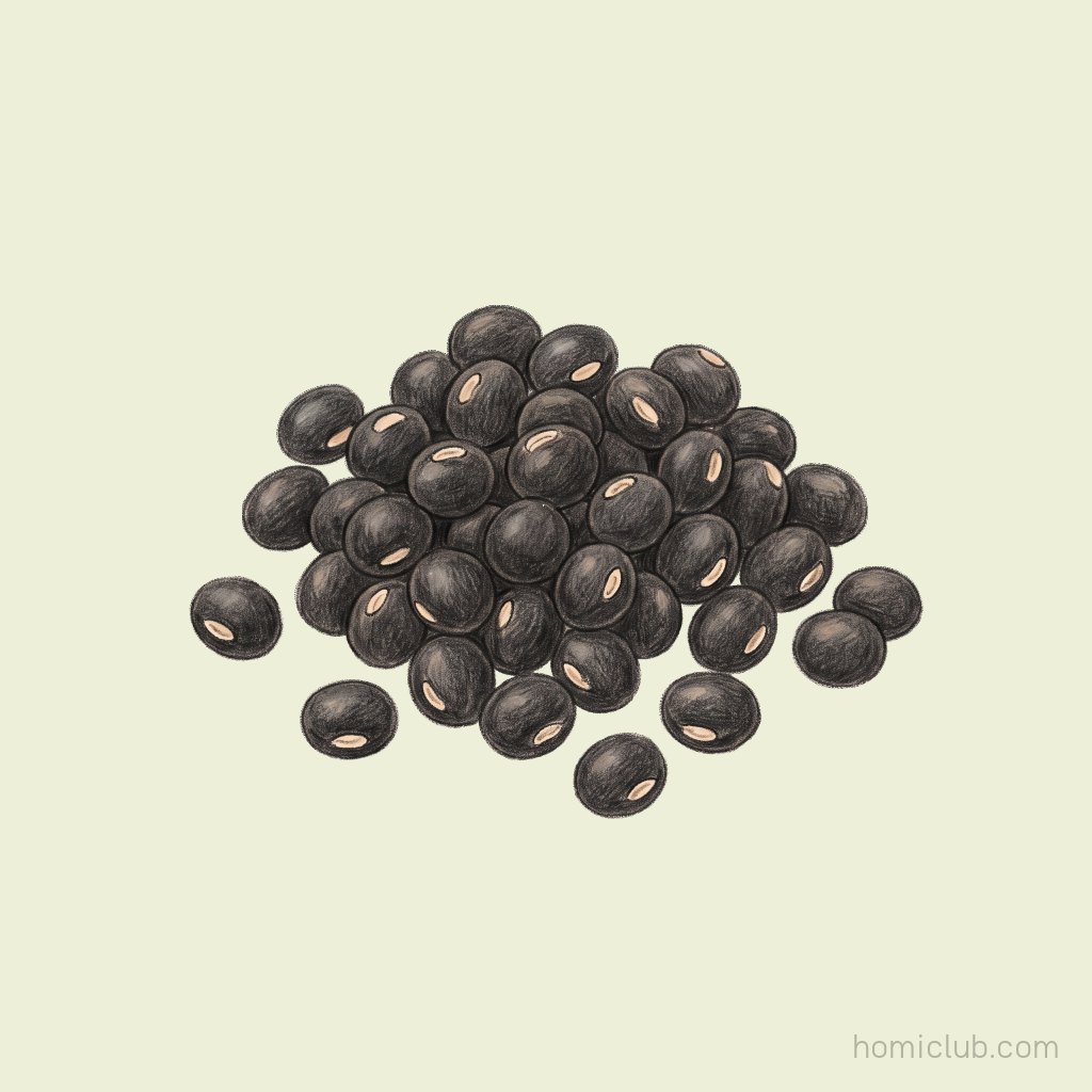 Small black soybean