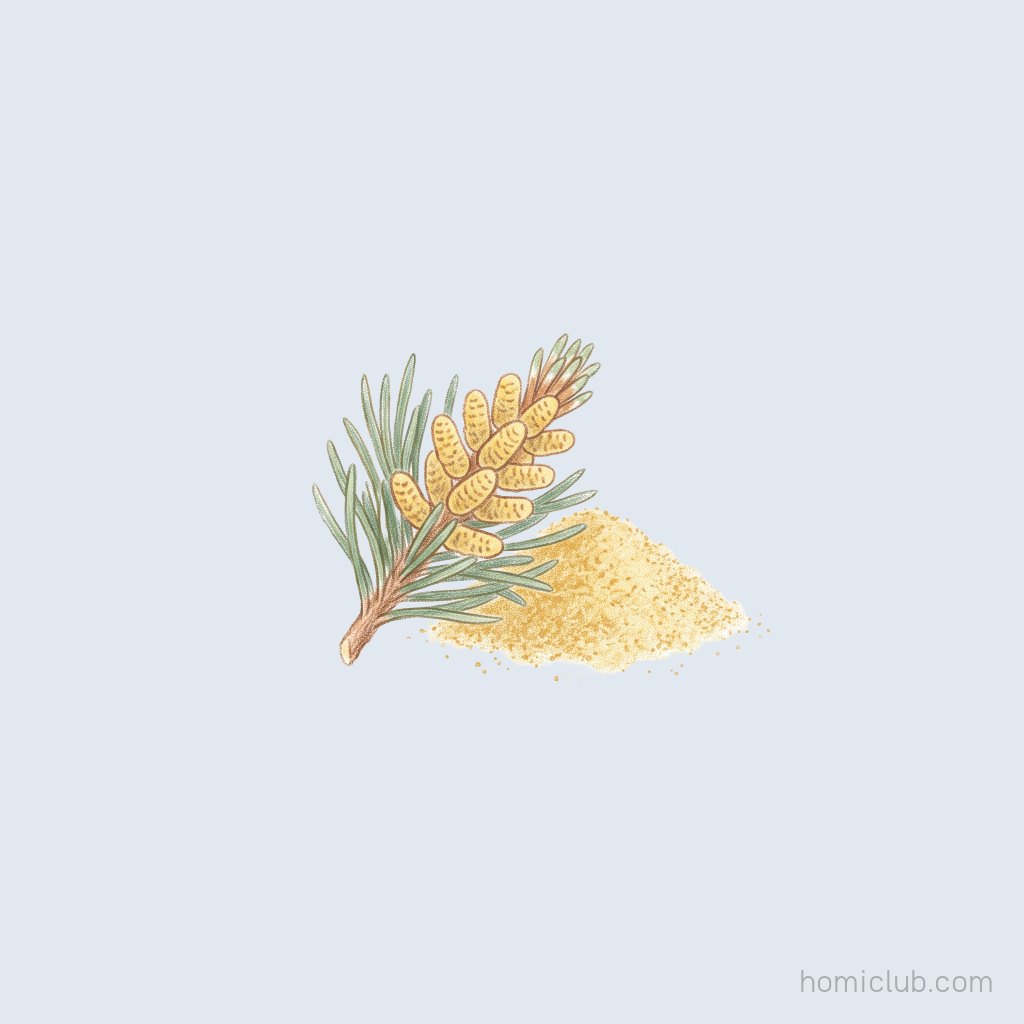 Pine pollen